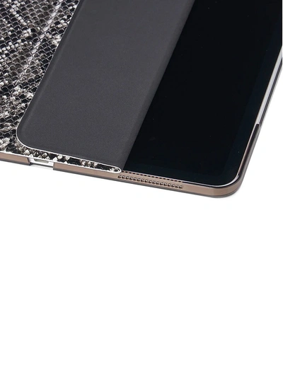 Shop Chic Geeks Snakeskin-print 12.9-inch Ipad Pro Case In Black Snakeskin