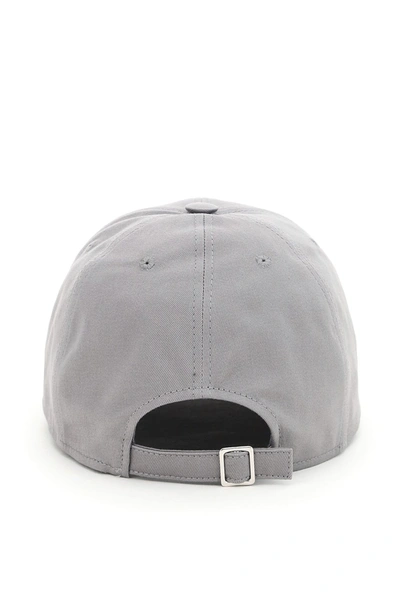 Shop Thom Browne Classic Baseball Cap In Med Grey