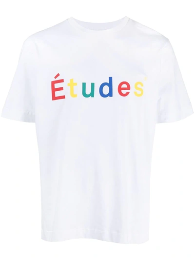 Shop Etudes Studio Wonder Multico Etudes White T-shirt
