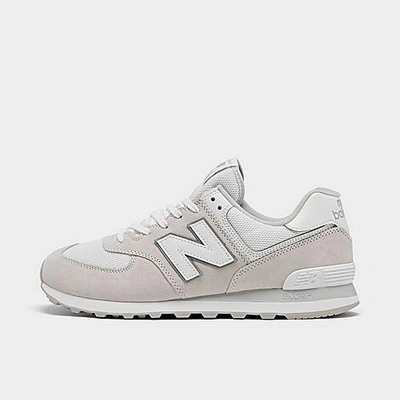 Shop New Balance Men's 574 Casual Shoes In Summer Fog/white
