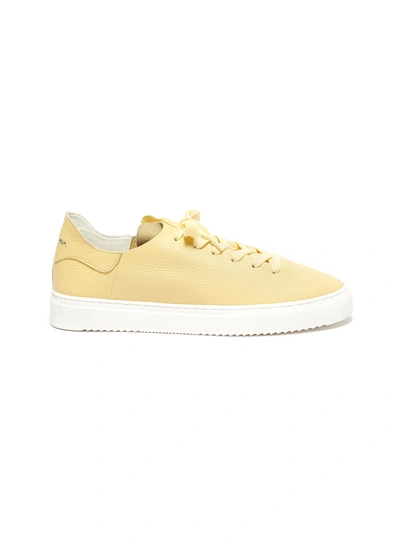 Shop Sam Edelman 'poppy' Leather Sneakers In Yellow