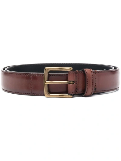 Shop Officine Creative Brown Leather Belt