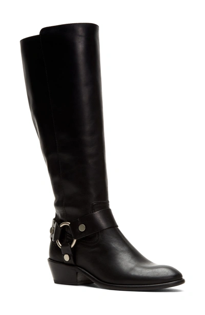 Shop Frye Carson Harness Tall Boot In Clean Black