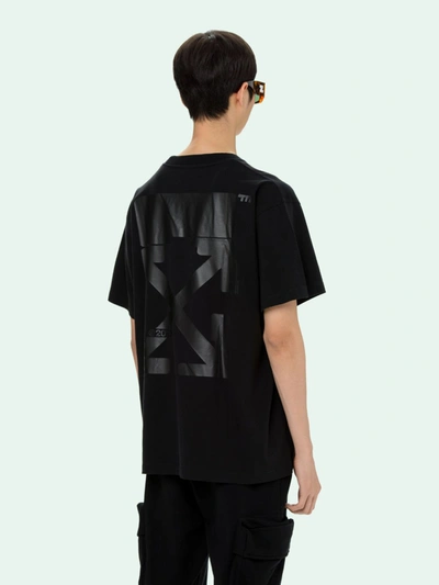 Shop Off-white Tech Marker Oversized T-shirt In Black