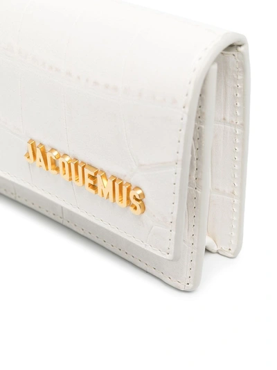 Shop Jacquemus La Centure Leather Beltbag In White