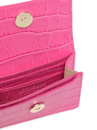 Shop Jacquemus La Centure Leather Beltbag In Pink