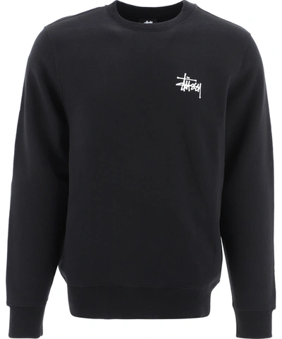 Shop Stussy "" Basic Sweatshirt In Black