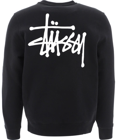Shop Stussy "" Basic Sweatshirt In Black
