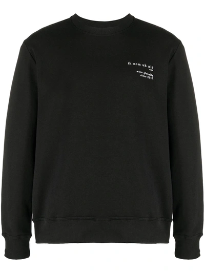 Shop Ih Nom Uh Nit Logo-print Sweatshirt In Black