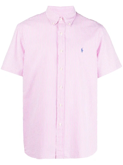 Shop Polo Ralph Lauren Polo Pony Shortsleeved Shirt In Pink