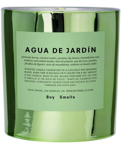 Shop Boy Smells Agua De Jardín Scented Candle In Green