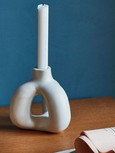 Shop Hay Complot Candle Holder In White