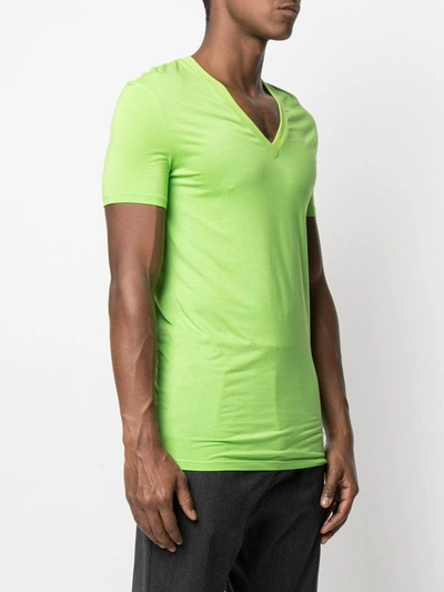 Shop Dsquared2 Short-sleeve V-neck T-shirt In Green