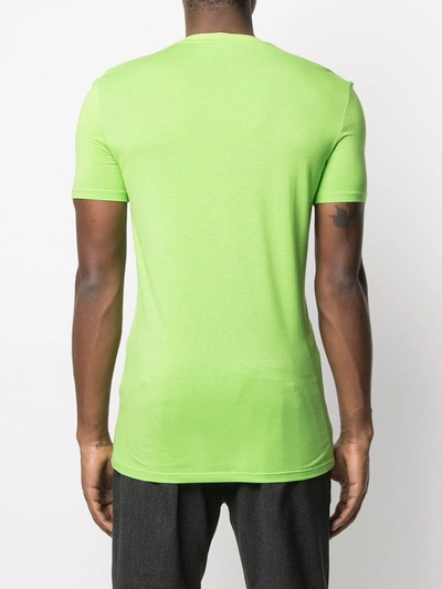 Shop Dsquared2 Short-sleeve V-neck T-shirt In Green