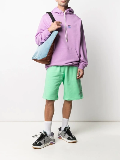 Msgm Fantastic Green Bermuda In Green