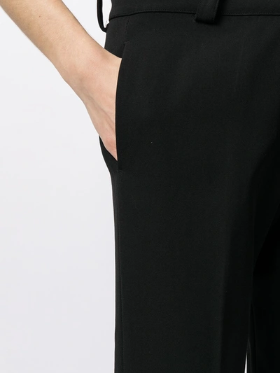 Pre-owned Yohji Yamamoto Tailored Cropped Trousers In Black