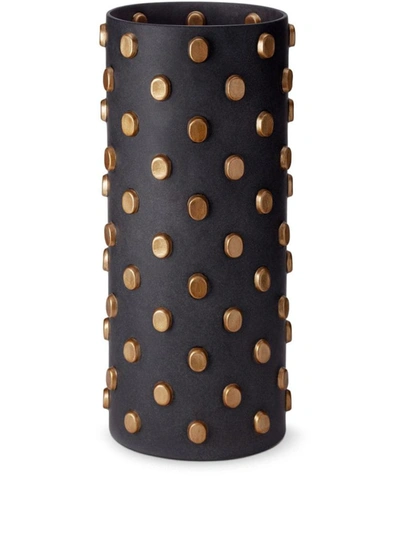 L'objet Teo Textured Vase In Black