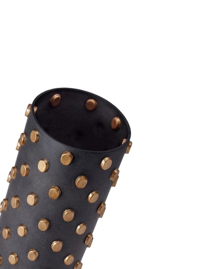 L'objet Teo Textured Vase In Black