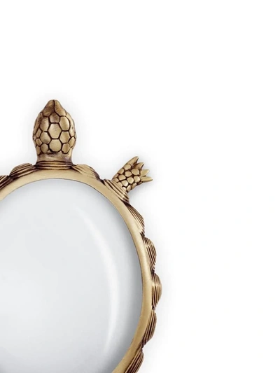 Shop L'objet Turtle Magnifying Glass In Gold