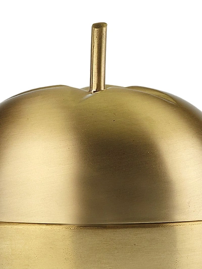 Shop Bitossi Ceramiche Apple-shape Gift Box In Gold