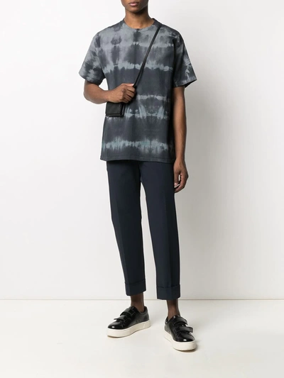 Shop John Elliott Tie Dye-print Short-sleeved T-shirt In Grey