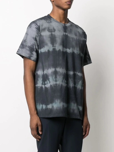 Shop John Elliott Tie Dye-print Short-sleeved T-shirt In Grey