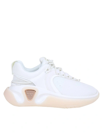 Shop Balmain Sneakers B Runner In Nylon Color White