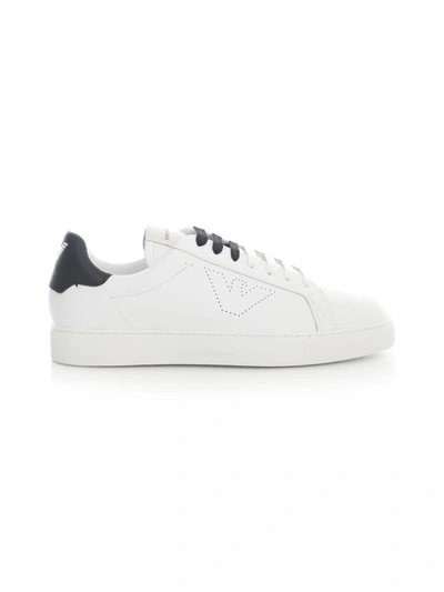 Shop Emporio Armani Sneaker In Optic White Black