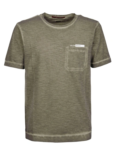 Shop C.p. Company T-shirt Sleeve In Laurel Wreat