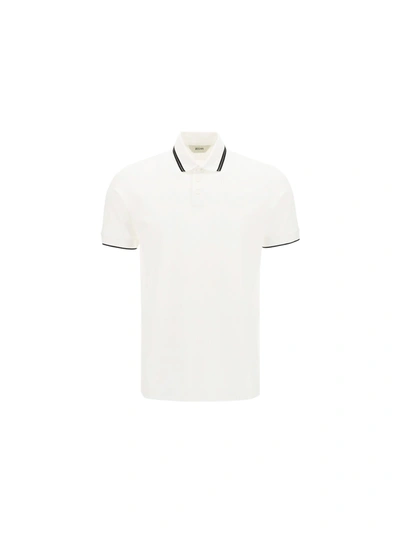 Shop Z Zegna Polo Shirt In White
