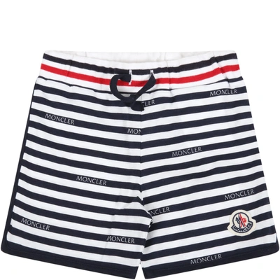 Shop Moncler Multicolor Shorts For Babyboy
