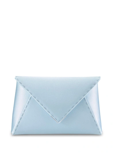 Shop Tyler Ellis Small Lee Pouchet Clutch Bag In Blue