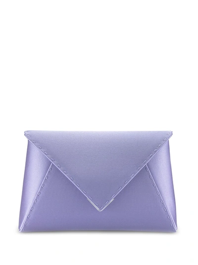 Shop Tyler Ellis Small Lee Pouchet Clutch Bag In Purple