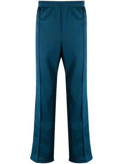 Shop Needles Embroidered-logo Track Pants In Blue