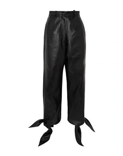 Shop Materiel Matériel Woman Pants Black Size 8 Polyester, Polyurethane