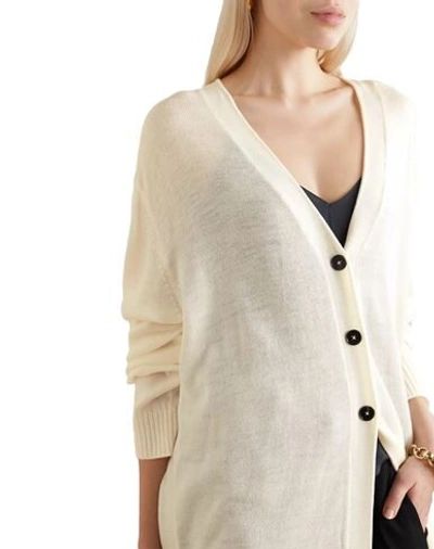Shop Jil Sander+ Woman Cardigan Ivory Size 10 Wool In White