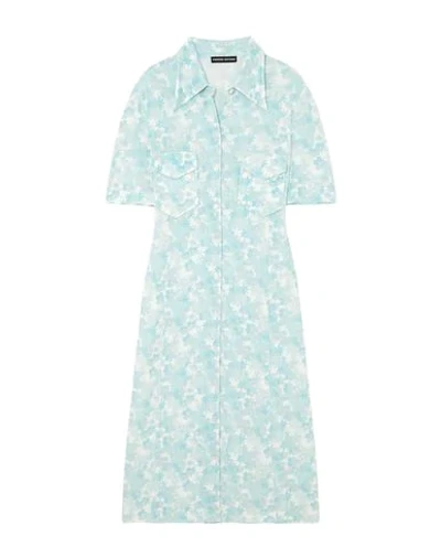 Shop Kwaidan Editions Woman Midi Dress Sky Blue Size 4 Viscose, Elastane