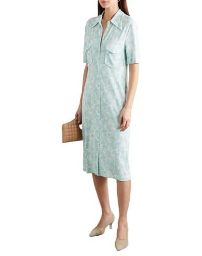 Shop Kwaidan Editions Woman Midi Dress Sky Blue Size 2 Viscose, Elastane
