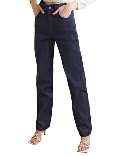 Shop Commission Woman Jeans Blue Size 8 Cotton