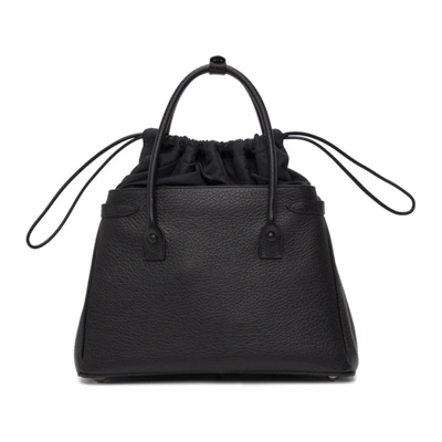 Shop Maison Margiela Black 5ac Top Handle Bag In H7735 Blac