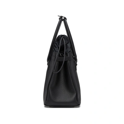 Shop Maison Margiela Black 5ac Top Handle Bag In H7735 Blac