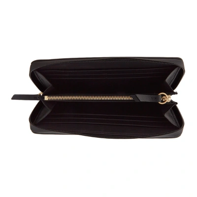 Shop Maison Margiela Black Long Glam Slam Wallet In T8013 Blac