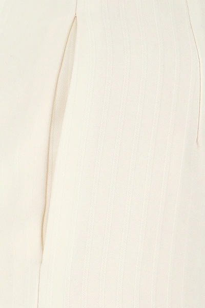 Shop Saint Laurent Ivory Wool Bermuda Shorts  Nd  Donna 34f In White
