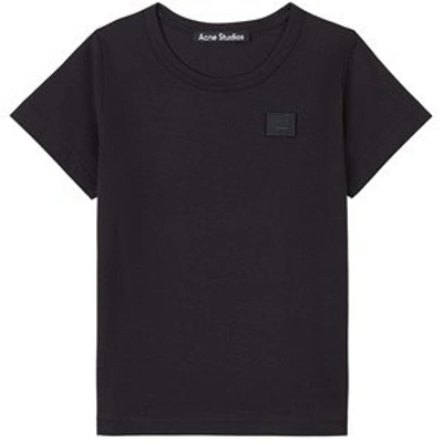 Shop Acne Studios Black Plain T-shirt