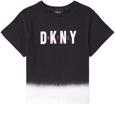 Shop Dkny Black Logo T-shirt