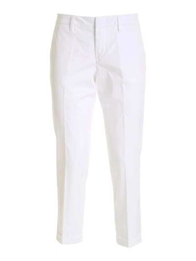 Shop Fay Chino Pants In White