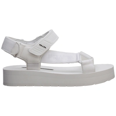 Shop Prada Women's Sandals In White