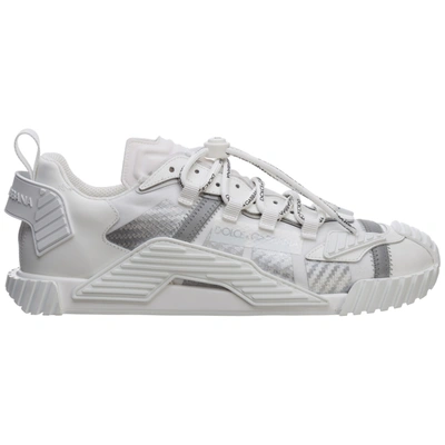 Shop Dolce & Gabbana Men's Shoes Trainers Sneakers  Ns1 In White