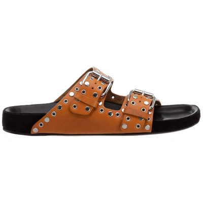 Shop Isabel Marant Women's Slippers Sandals In Orange