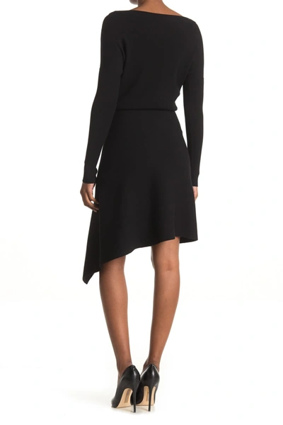 Shop Allsaints Sukie Long Sleeve Dress In Black